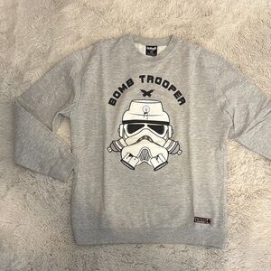 Entree Misunderstood Bomb Trooper Streetwear Graphic Crewneck Sweatshirt